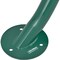 Global Industrial Circle Bike Rack, 37W x 33-1/2H, 2 Bike Capacity, Flange Mount, Green 708388GN - alternate 3